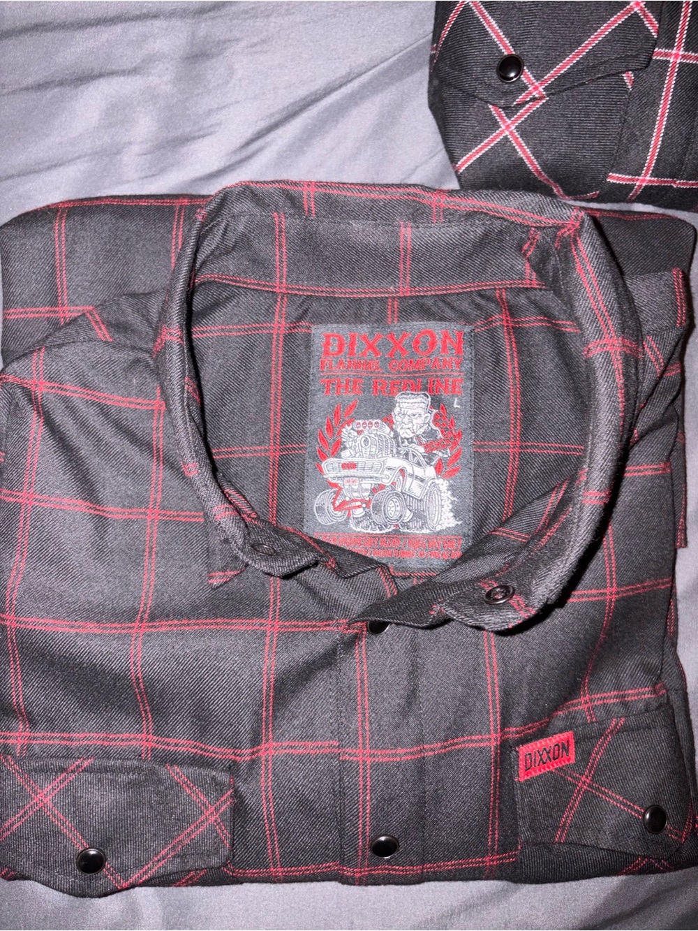 Dixxon The Redline Black & Red Plaid Button-Up Shirt